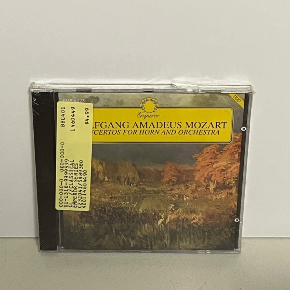 1993 Wolfgang Amadeus Mozart Concertos For Horn And Orchestra CD